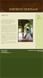 Mobile Screenshot of importedheritage.com